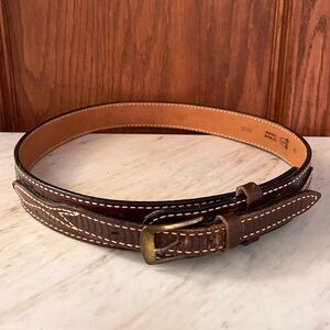Justin Vintage Brown Western Belt